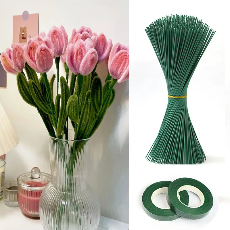 Florist Supply Bulk - Стебель искусственного цветка, проволока, стержень для