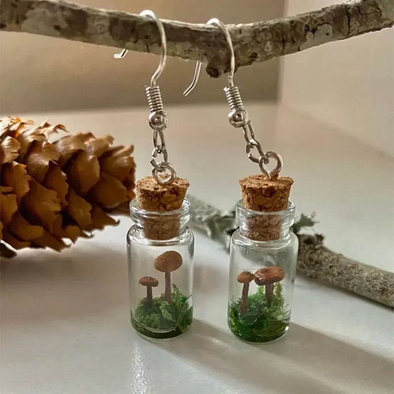 Серьги из настоящих грибов, ба – обзор и цена Preserved Moss Sheet